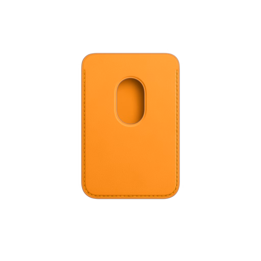 iPhone Leather Wallet with MagSafe — California Poppy