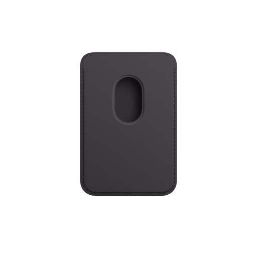 iPhone Leather Wallet with MagSafe — Black