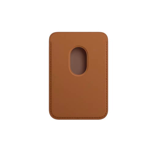 iPhone Leather Wallet with MagSafe — Saddle Brown