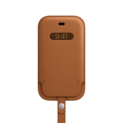 iPhone 12 mini Leather Sleeve — Saddle Brown iPhone 12 mini Leather Sleeve — Saddle Brown