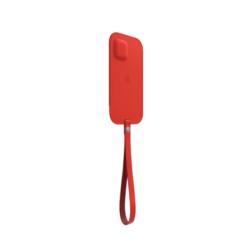 iPhone 12 mini Leather Sleeve with MagSafe — (PRODUCT)RED
