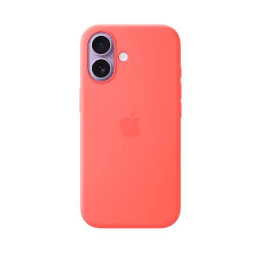 iPhone 17 Silicone Case with MagSafe — Bright Guava