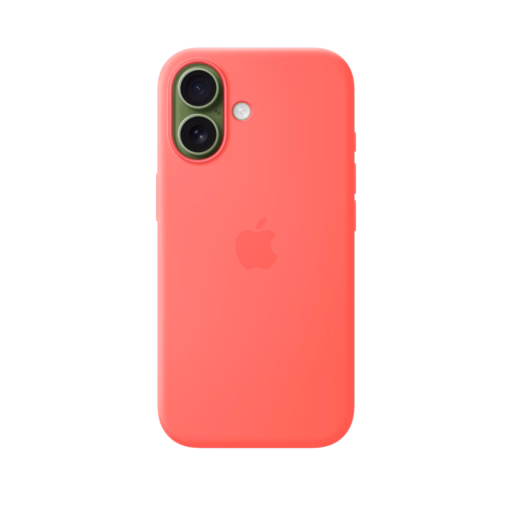 iPhone 17 Silicone Case with MagSafe — Bright Guava