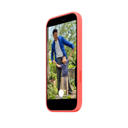 iPhone 17 Silicone Case with MagSafe — Bright Guava