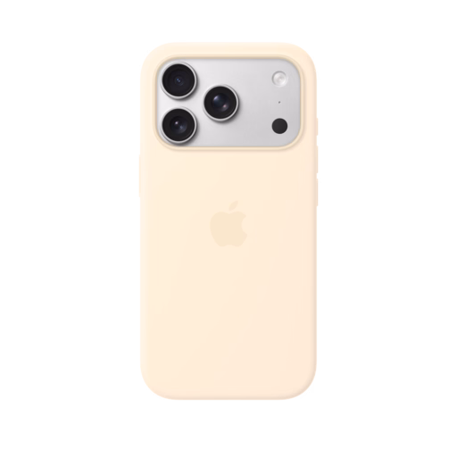 iPhone 17 Pro Silicone Case — Vanilla