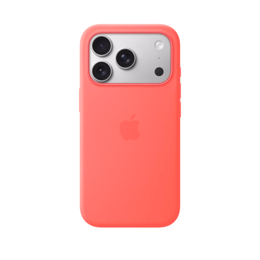 iPhone 17 Pro Silicone Case — Bright Guava