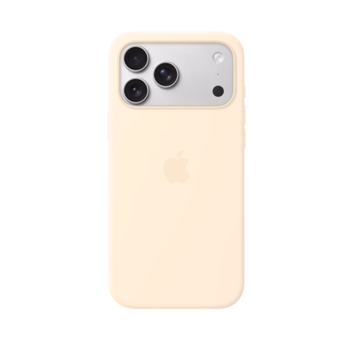 iPhone 17 Pro Max Silicone Case — Vanilla