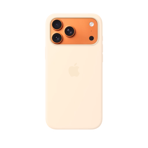 iPhone 17 Pro Max Silicone Case with MagSafe — Vanilla