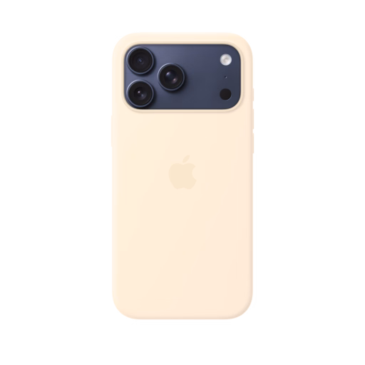 iPhone 17 Pro Max Silicone Case with MagSafe — Vanilla