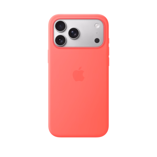 iPhone 17 Pro Max Silicone Case — Bright Guava