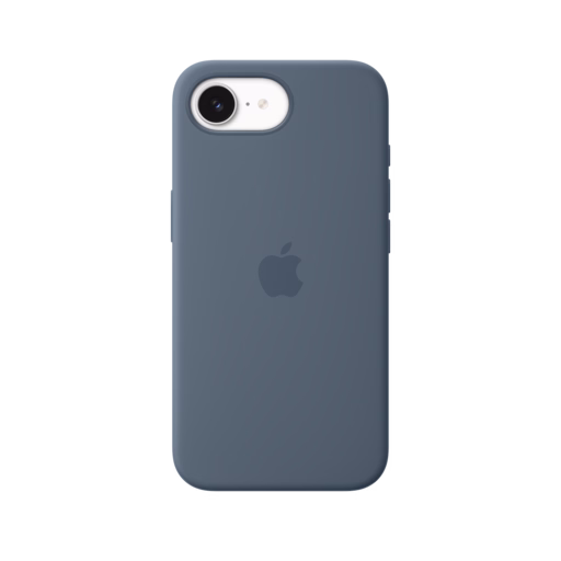 iPhone 17e Silicone Case with MagSafe — Anchor Blue