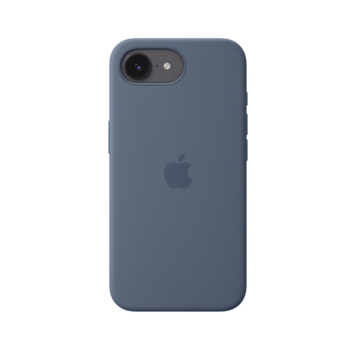 iPhone 17e Silicone Case with MagSafe — Anchor Blue