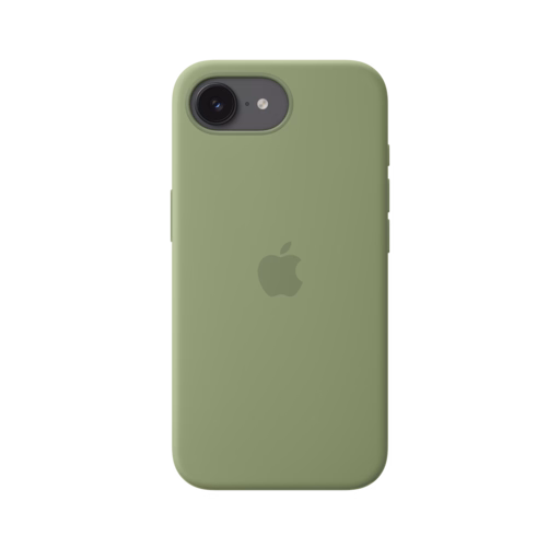 iPhone 17e Silicone Case with MagSafe — Light Moss