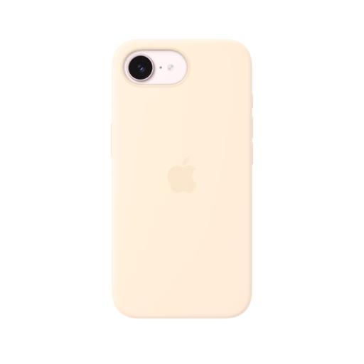 iPhone 17e Silicone Case with MagSafe — Vanilla