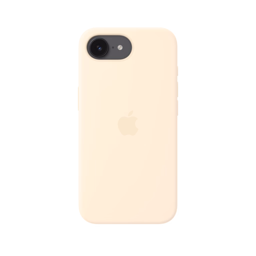 iPhone 17e Silicone Case with MagSafe — Vanilla