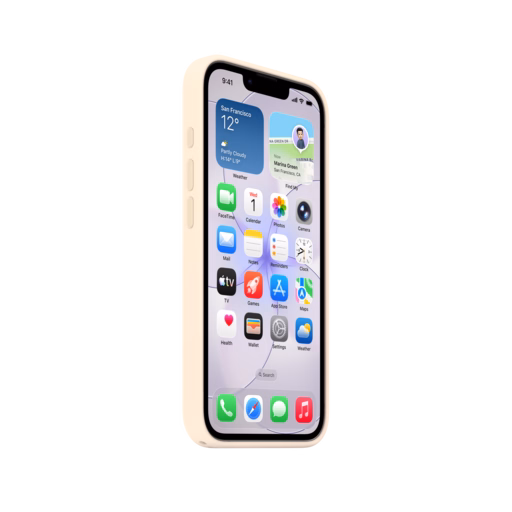 iPhone 17e Silicone Case with MagSafe — Vanilla