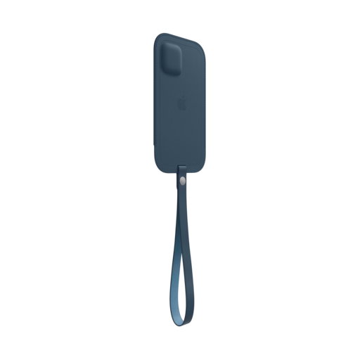 iPhone 12 & 12 Pro Leather Sleeve with MagSafe — Baltic Blue