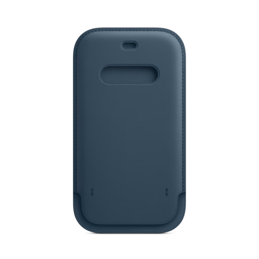 iPhone 12 & 12 Pro Leather Sleeve with MagSafe — Baltic Blue