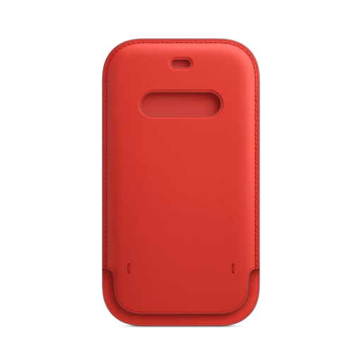 iPhone 12 & 12 Pro Leather Sleeve with MagSafe — (PRODUCT)RED