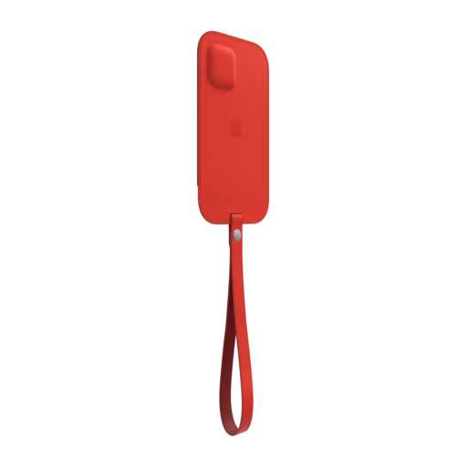 iPhone 12 Pro Max Leather Sleeve with MagSafe — (PRODUCT)RED