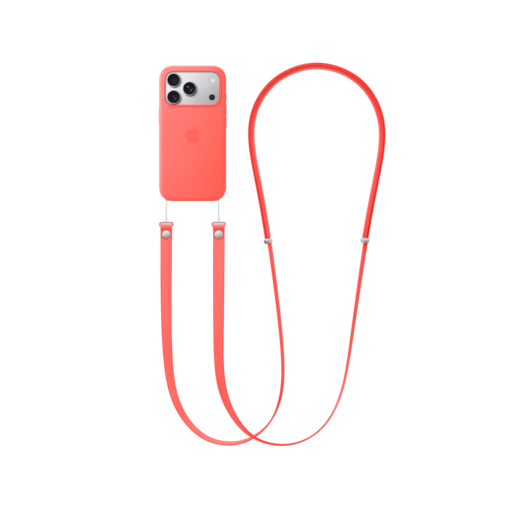 Crossbody Strap — Bright Guava