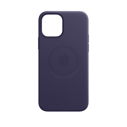 iPhone 12 & 12 Pro Leather Case with MagSafe — Deep Violet