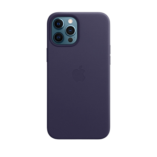 iPhone 12 Pro Max Leather Case — Deep Violet iPhone 12 Pro Max Leather Case — Deep Violet
