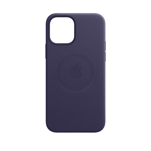 iPhone 12 Pro Max Leather Case with MagSafe — Deep Violet