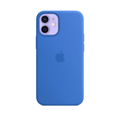 iPhone 12 mini Silicone Case — Capri Blue iPhone 12 mini Silicone Case — Capri Blue