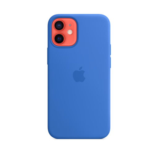 iPhone 12 mini Silicone Case with MagSafe — Capri Blue