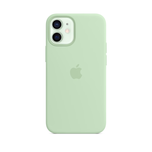 iPhone 12 mini Silicone Case with MagSafe — Pistachio