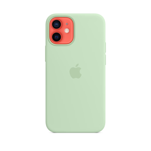 iPhone 12 mini Silicone Case with MagSafe — Pistachio