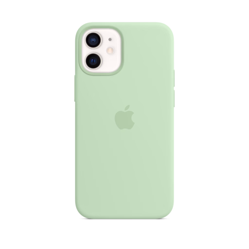 iPhone 12 mini Silicone Case with MagSafe — Pistachio