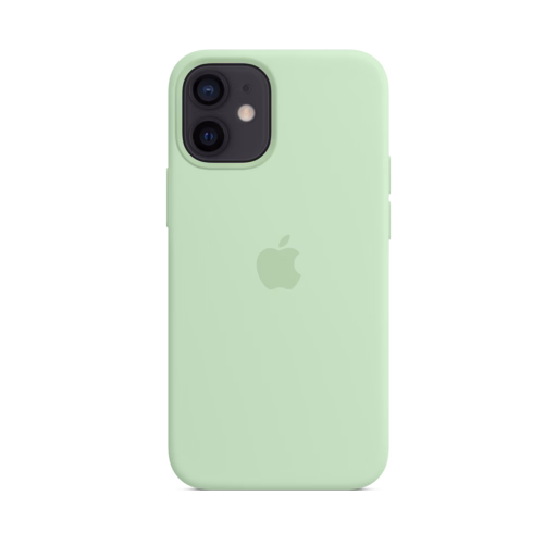 iPhone 12 mini Silicone Case with MagSafe — Pistachio