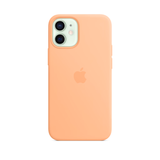 iPhone 12 mini Silicone Case with MagSafe — Cantaloupe