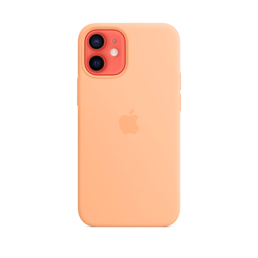 iPhone 12 mini Silicone Case with MagSafe — Cantaloupe