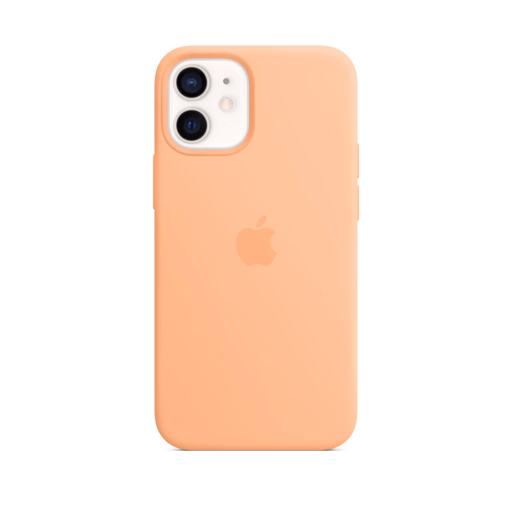 iPhone 12 mini Silicone Case with MagSafe — Cantaloupe