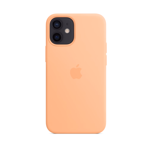 iPhone 12 mini Silicone Case with MagSafe — Cantaloupe