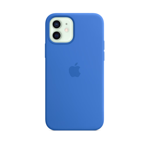 iPhone 12 & 12 Pro Silicone Case with MagSafe — Capri Blue
