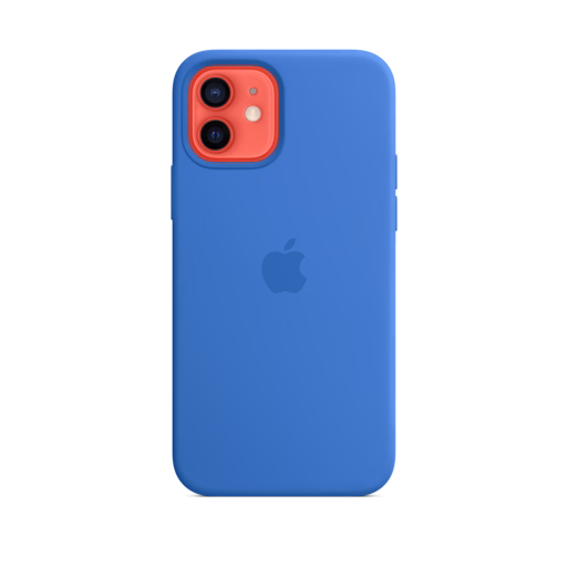 iPhone 12 & 12 Pro Silicone Case with MagSafe — Capri Blue