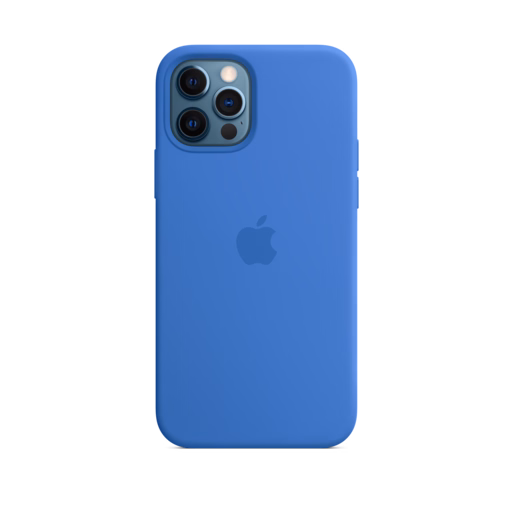 iPhone 12 & 12 Pro Silicone Case with MagSafe — Capri Blue