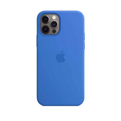 iPhone 12 & 12 Pro Silicone Case with MagSafe — Capri Blue