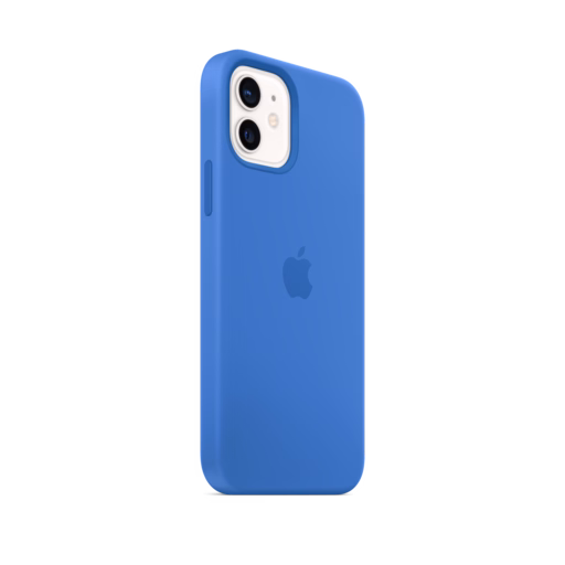 iPhone 12 & 12 Pro Silicone Case with MagSafe — Capri Blue