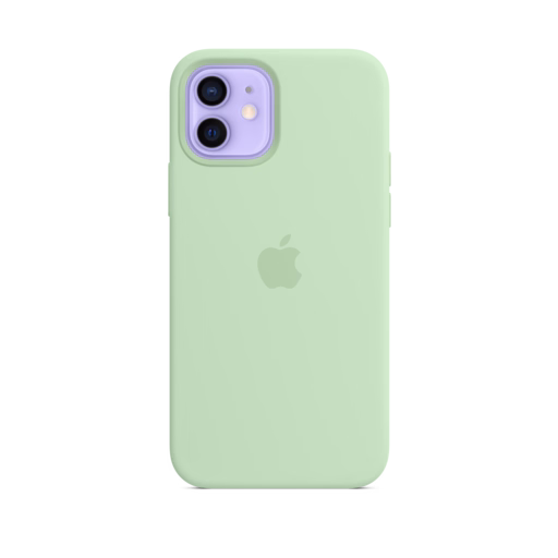 iPhone 12 & 12 Pro Silicone Case with MagSafe — Pistachio