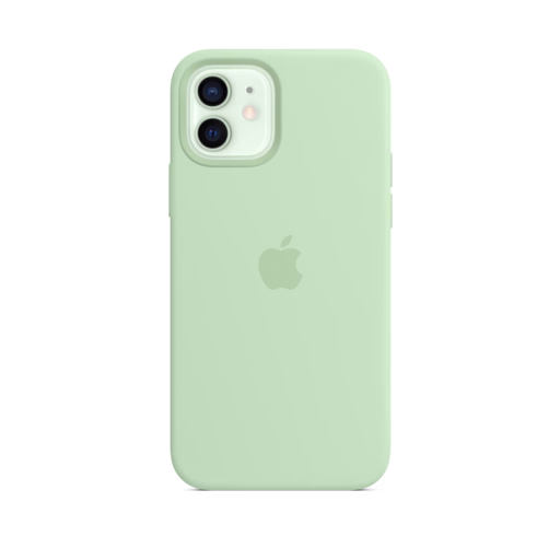 iPhone 12 & 12 Pro Silicone Case with MagSafe — Pistachio