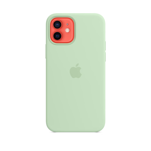 iPhone 12 & 12 Pro Silicone Case with MagSafe — Pistachio