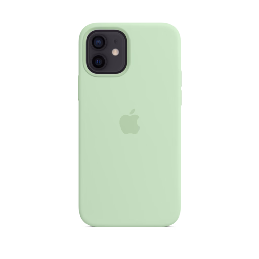 iPhone 12 & 12 Pro Silicone Case with MagSafe — Pistachio