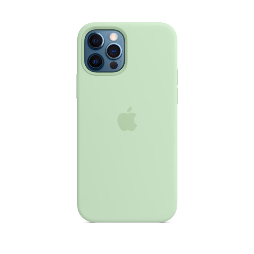 iPhone 12 & 12 Pro Silicone Case with MagSafe — Pistachio