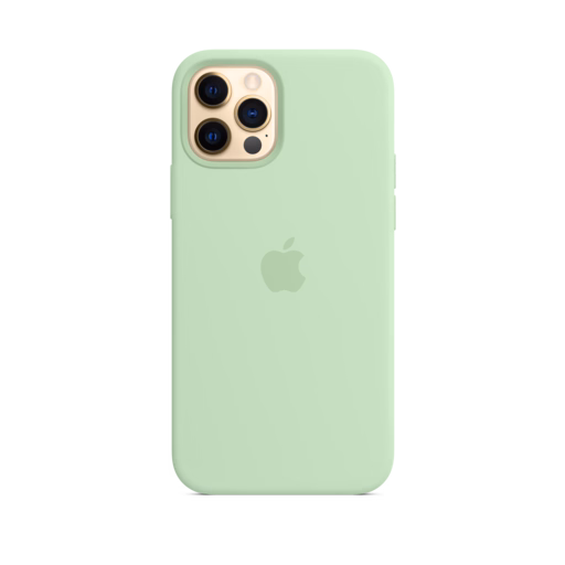 iPhone 12 & 12 Pro Silicone Case with MagSafe — Pistachio
