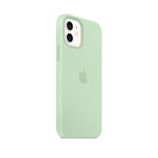 iPhone 12 & 12 Pro Silicone Case with MagSafe — Pistachio